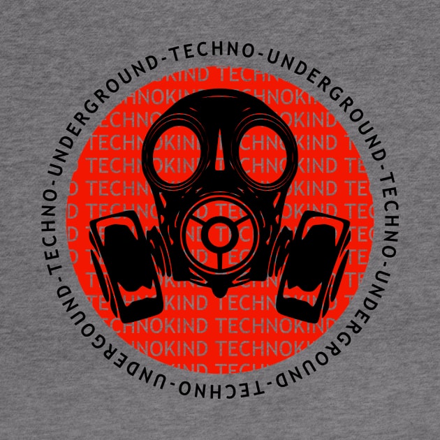 Techno music gasmask by shirts.for.passions